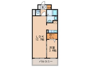 オリーブコートの物件間取画像